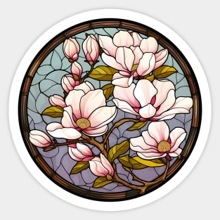 Magnolia Flower Tree Sticker